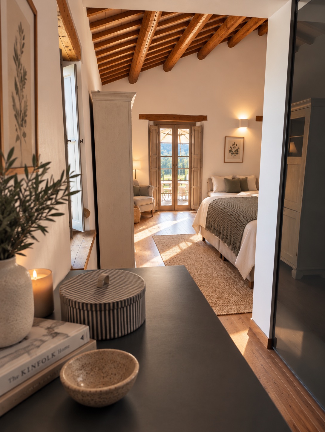 Innenansicht eines Apartments bei Corte Campioli